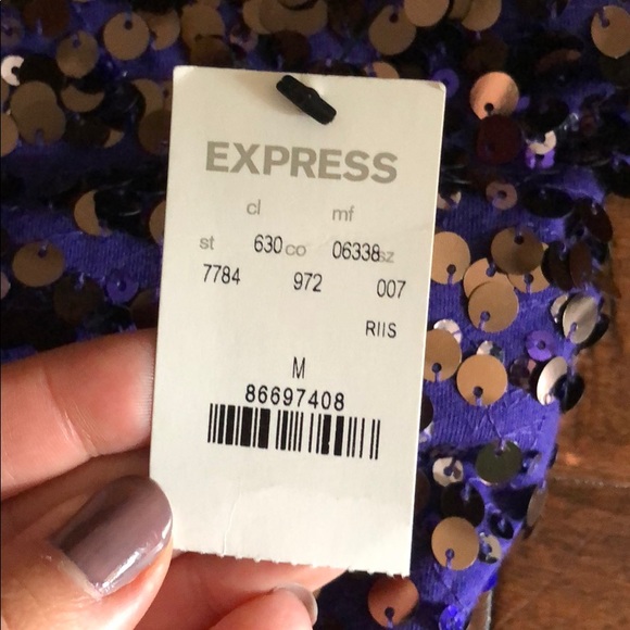 NWT Express strapless top - Picture 2 of 7